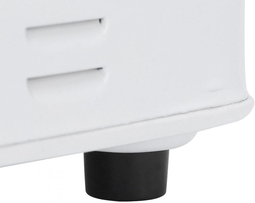 Portable Electric Stove White Stainless Steel Compact